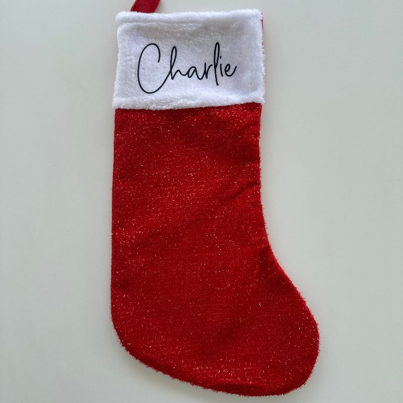 Personalised Christmas stocking