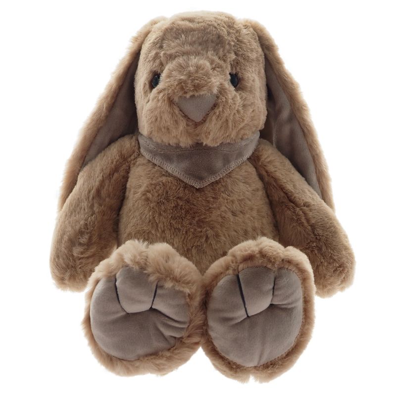 Personalised Plush bunny grey ears (tan)