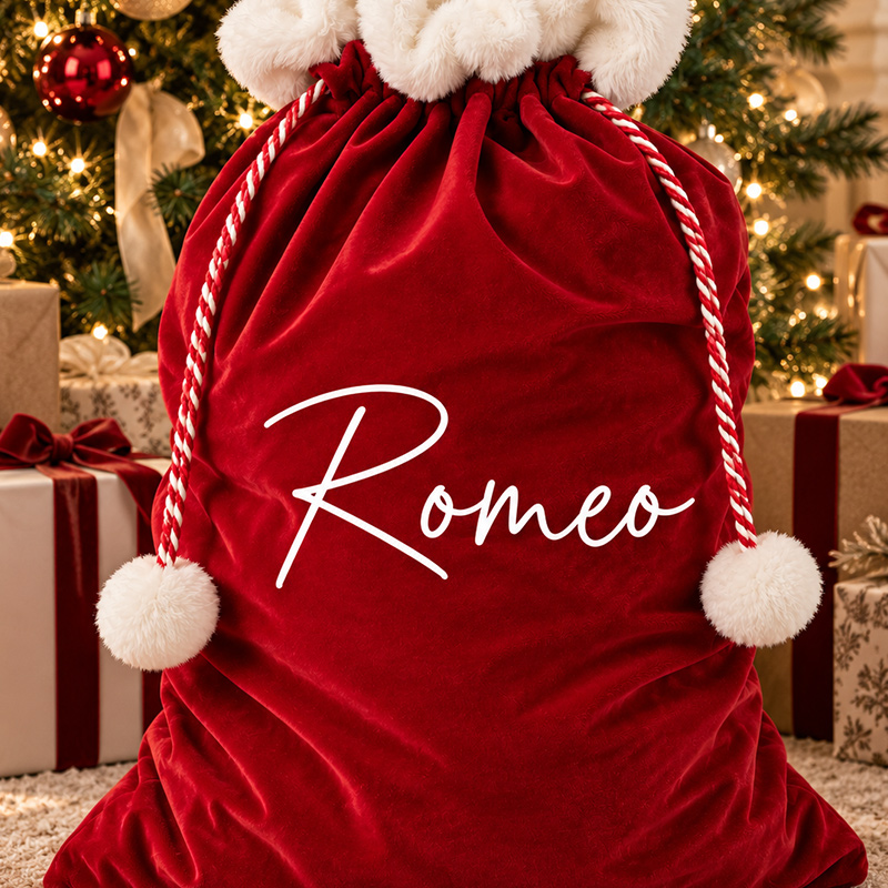 Personalised Red Santa Sack